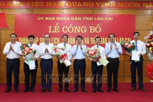 Thành lập Sở Du lịch, Sở Văn hóa và Thể thao tỉnh Lào Cai