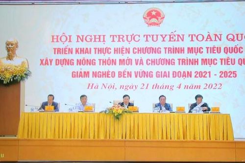 Triển khai Chương trình mục tiêu quốc gia về xây dựng nông thôn mới và giảm nghèo bền vững giai đoạn 2021-2025