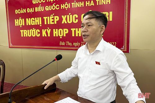 Cử tri Đức Thọ kiến nghị Quốc hội các vấn đề về nông nghiệp, nông thôn