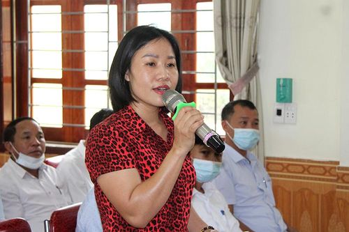 Cử tri Hương Sơn quan tâm đến đầu tư cơ sở hạ tầng đối với xã sáp nhập