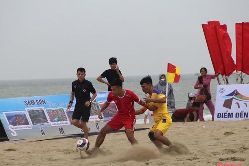 Khởi tranh Giải bóng đá bãi biển vô địch quốc gia năm 2022 tại TP Sầm Sơn