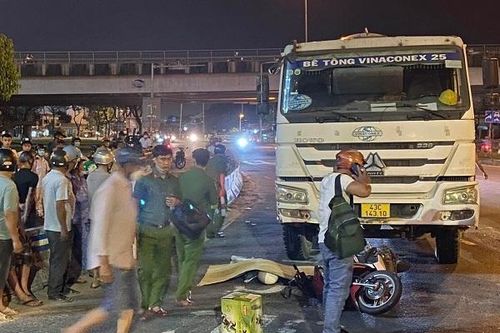 Nữ công nhân bị xe bồn kéo lê hơn 20m chết thương tâm