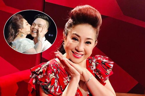 NSƯT Thoại Mỹ bất ngờ công khai hôn 'trai trẻ'