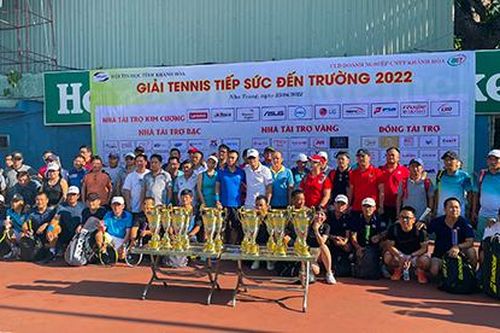 Hơn 110 tay vợt tranh tài Giải tennis 'Tiếp sức đến trường 2022'