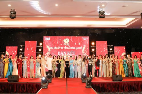 Đêm bán kết toàn Quốc cuộc thi 'Hoa hậu Quý bà Việt Nam Toàn cầu 2022'