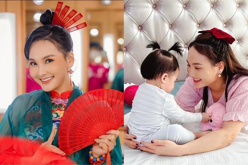Nhan sắc rực rỡ của 'mẹ bỉm' 2 con Bảo Thanh: Mê nhất nụ cười tỏa nắng