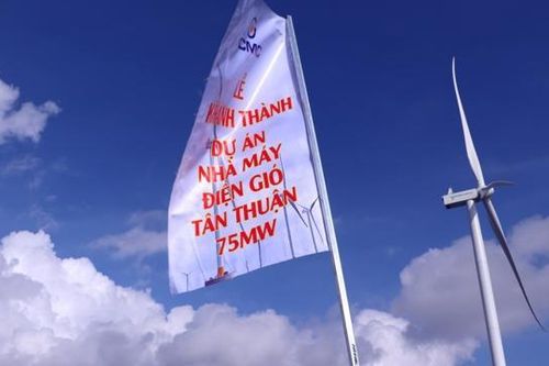 Nhà máy Điện gió Tân Thuận sẽ cung cấp 225 triệu kWh/năm