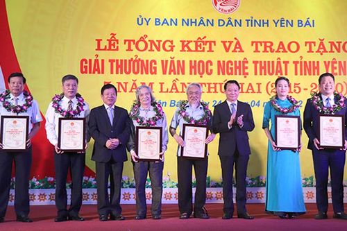 Trao giải thưởng văn học nghệ thuật Yên Bái 5 năm lần thứ hai