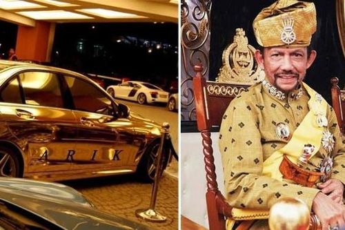 Cuộc sống sống xa hoa đến từng cm của Quốc vương Brunei