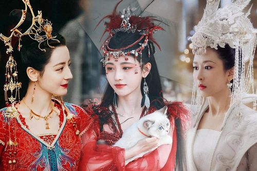 Loạt mỹ nhân 9x gây ấn tượng khi treo dây tua rua trên đầu: Địch Lệ Nhiệt Ba, Dương Tử ăn đứt Cúc Tịnh Y