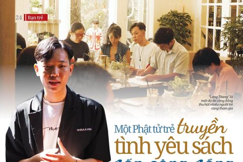 Một Phật tử trẻ truyền tình yêu sách đến cộng đồng