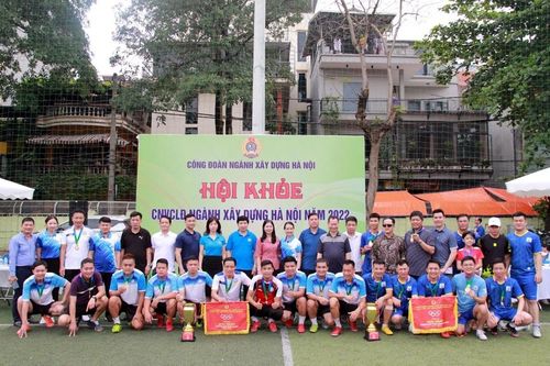 Hội khỏe công nhân viên chức lao động ngành Xây dựng Hà Nội năm 2022