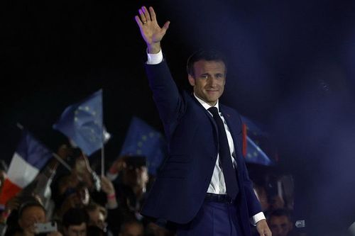 Lãnh đạo châu Âu chúc mừng Tổng thống Pháp Emmanuel Macron tái đắc cử