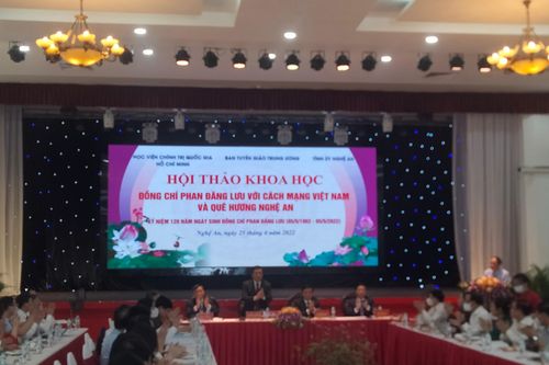 Đồng chí Phan Đăng Lưu với cách mạng Việt Nam và quê hương Nghệ An