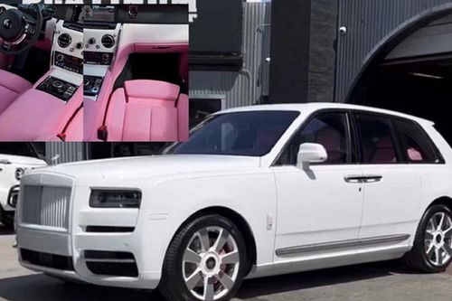 Chiếc Rolls-Royce Cullinan độc đáo với nội thất 'hường cute hột me'