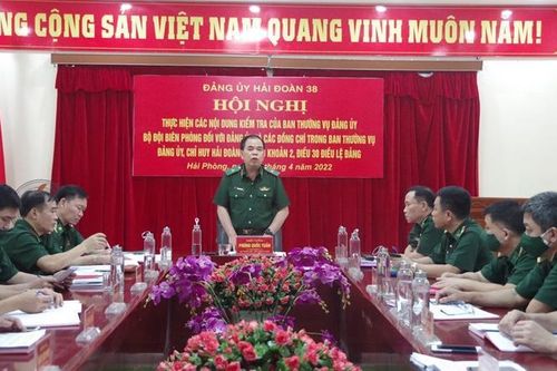 Hải đoàn 38 BĐBP: Khắc phục những hạn chế, tồn tại, hoàn thành tốt nhiệm vụ được giao
