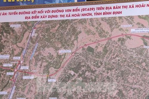 Bình Định khởi công tuyến đường ven biển 7 km với vốn đầu tư hơn 700 tỷ đồng