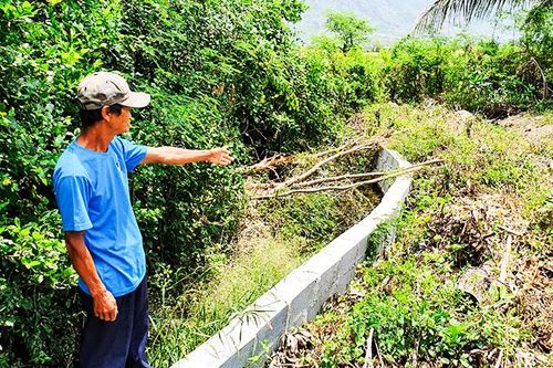 Ngang nhiên lấn chiếm đất mương