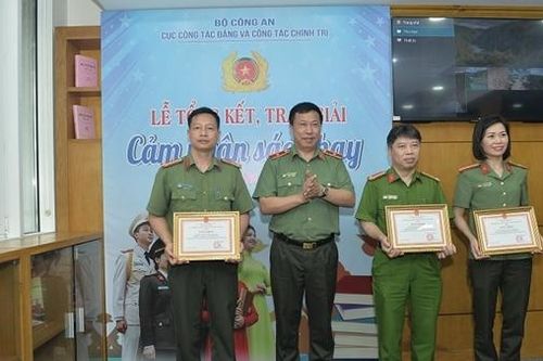 Trao giải cuộc thi 'Cảm nhận sách hay tại Thư viện CAND'