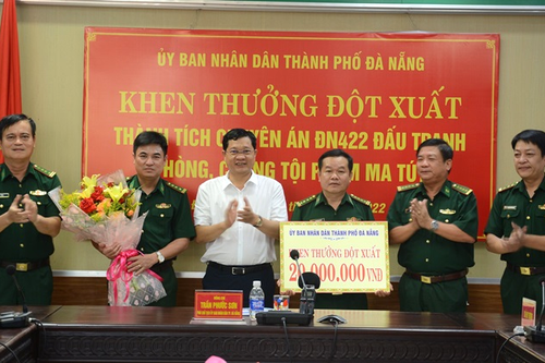 UBND thành phố Đà Nẵng khen thưởng Ban chuyên án ĐN422