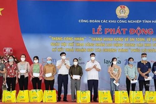 Hà Nam phát động Tháng Công nhân và Tháng hành động về An toàn vệ sinh lao động năm 2022