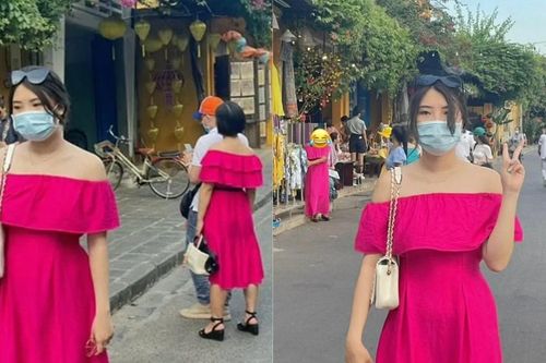Cố ý mặc váy hồng để nổi bật tại Hội An, cô bạn trẻ không ngờ lại 'hữu duyên' với cả chục người