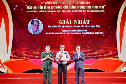 Phóng viên Hạnh Châu, Báo An Giang đoạt giải ba Cuộc thi viết 'Bảo vệ nền tảng tư tưởng của Đảng trong tình hình mới'