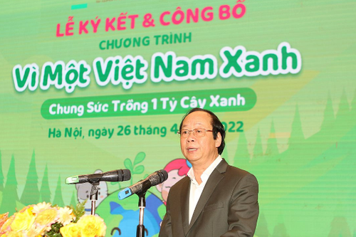Chung sức trồng 1 tỷ cây xanh