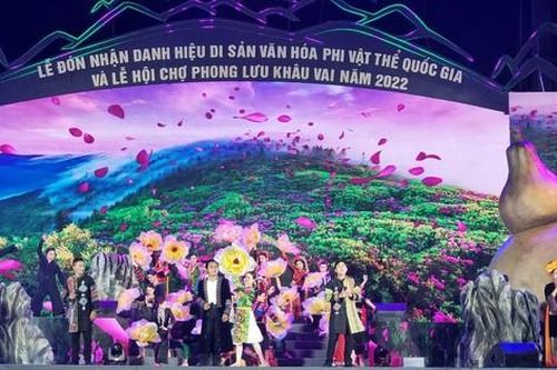 Chợ Phong lưu Khâu Vai được công nhận là di sản văn hóa phi vật thể quốc gia