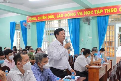 Tổ đại biểu Quốc hội số 1 đơn vị tỉnh Đồng Nai tiếp xúc cử tri