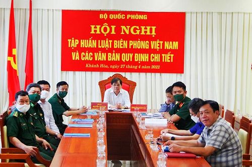 Hội nghị trực tuyến toàn quốc tập huấn Luật Biên phòng Việt Nam
