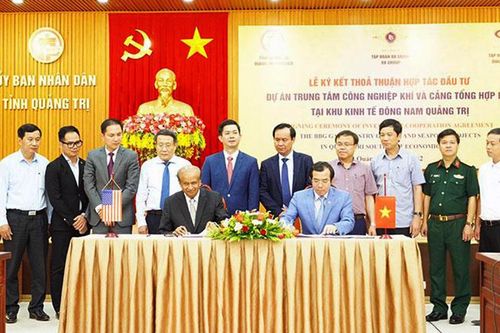 Quảng Trị ký kết hợp tác đầu tư Trung tâm công nghiệp khí 5 tỷ USD