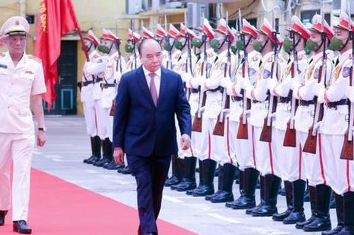 Chủ tịch nước Nguyễn Xuân Phúc làm việc với Cục An ninh nội địa