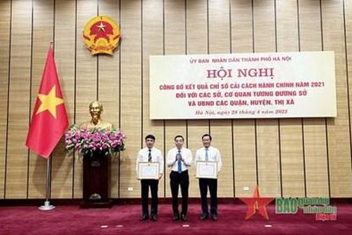 Hà Nội 'chấm điểm' cải cách hành chính năm 2021