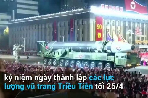 Kho vũ khí hiện đại trong lễ duyệt binh của Triều Tiên