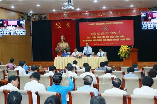 Phát triển đảng viên ở tổ chức công đoàn, đoàn thanh niên trong Khối Doanh nghiệp Trung ương