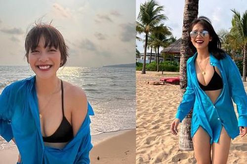Hết thời gầy trơ xương, Khả Ngân trở lại 'vũ trụ mỹ nhân' với ảnh bikini gợi cảm