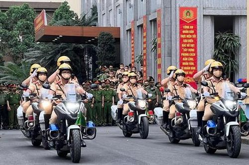 Công an TP.Hà Nội xuất quân bảo đảm an ninh trật tự tại kỳ SEA Games 31