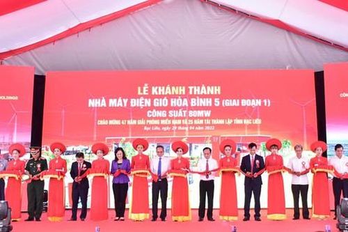 Xây dựng Bạc Liêu trở thành một trong những Trung tâm của quốc gia về dự án điện gió