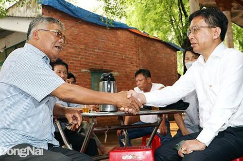 Gặp gỡ, giải quyết các vướng mắc của người dân dự án Sân bay Long Thành