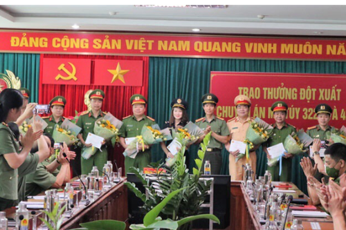 Bộ Công an khen thưởng 20 tập thể tham gia triệt phá các chuyên án về ma túy lớn
