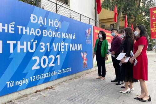 Kiểm tra công tác trang trí, tuyên truyền chào mừng SEA Games 31