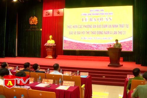 CATP Hà Nội ra quân bảo đảm an ninh trật tự, bảo vệ SEA Games 31