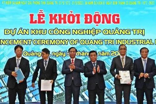 Chủ tịch nước dự lễ khởi động Dự án Khu công nghiệp Quảng Trị