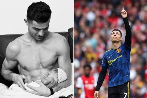 Hình ảnh Ronaldo bế bé gái gây cảm động sau sự qua đời của con trai