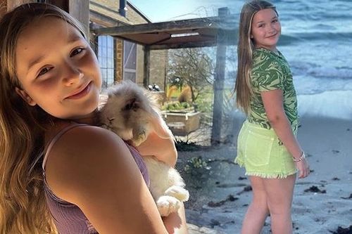 Harper Beckham được duy trì làn da căng bóng 'triệu đô' từ nhỏ