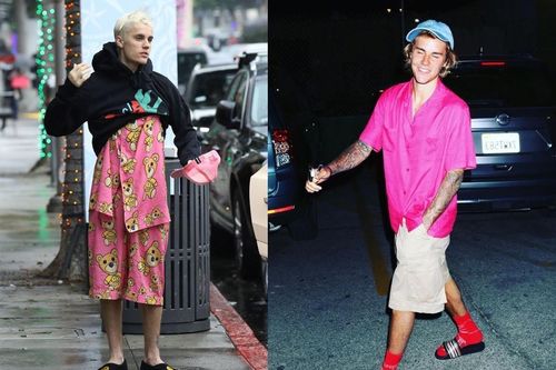 Justin Bieber nâng tầm xu hướng ăn mặc lôi thôi