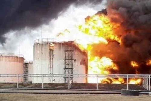 Vùng biên giới của Nga giáp Ukraine lại chịu trận
