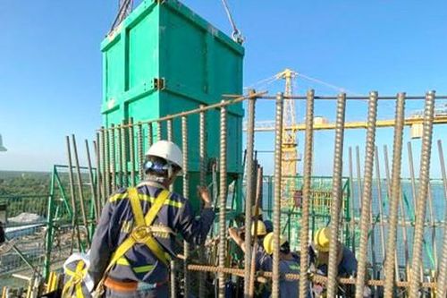 Cấp tập thi công cầu Mỹ Thuận 2