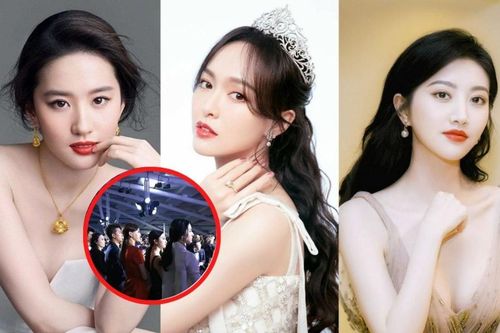 Khoảnh khắc ba mỹ nhân Cảnh Điềm, Diệc Phi, Đường Yên cùng rớt sắc khi chung khung hình
